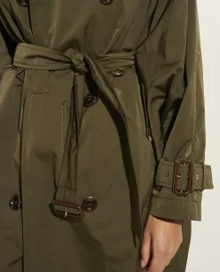 Outlet Katoenen Trenchcoat Vrouwen Jassen