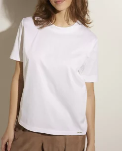 Best Katoenen T-Shirt Met Ronde Hals Vrouwen Tops