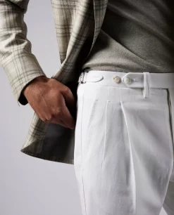 Sale Katoen-Linnen Broek Mannen Broeken