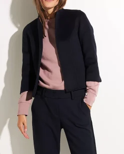 Best Korte Double Face Cashmere Blazer Vrouwen Blazers