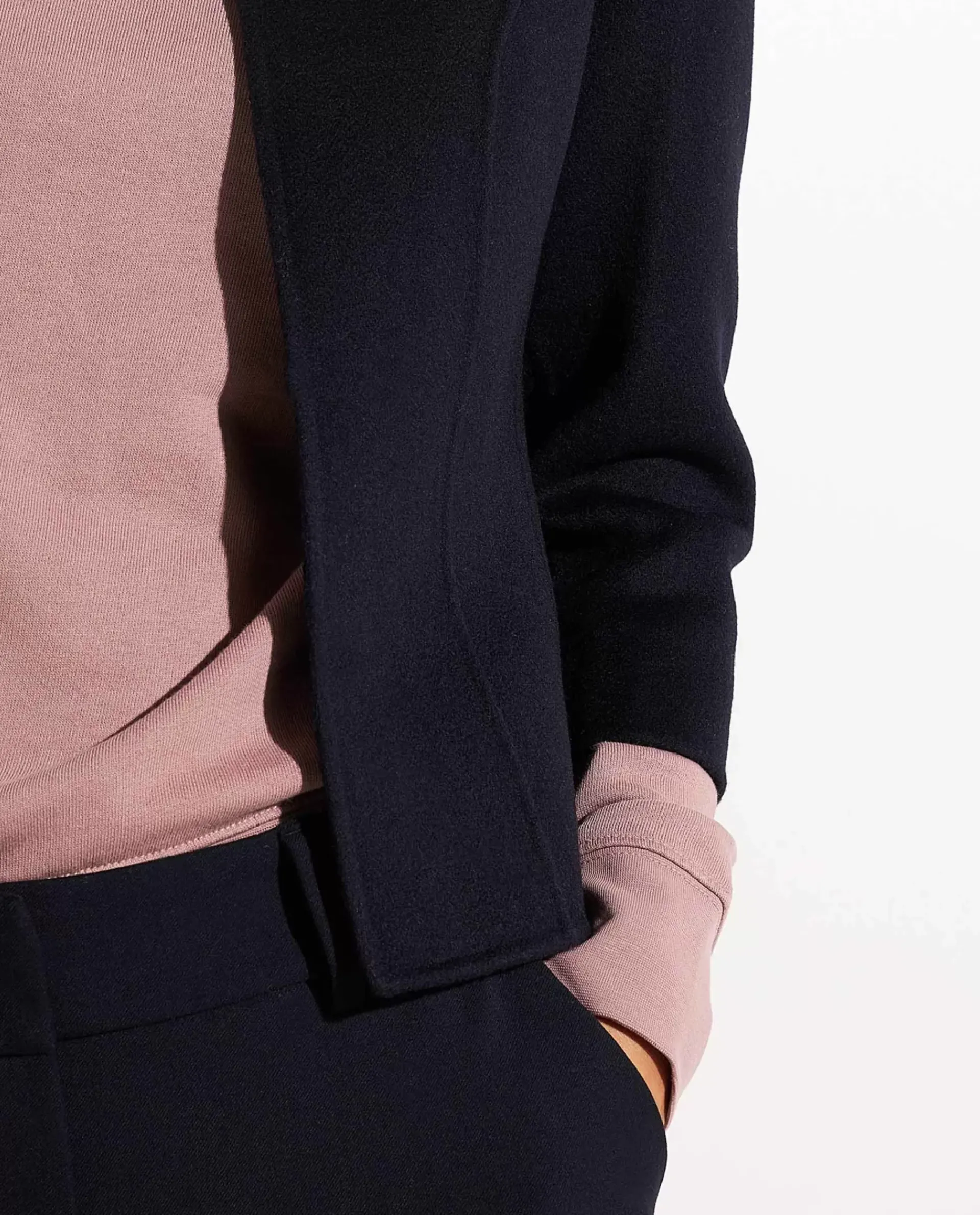 Best Korte Double Face Cashmere Blazer Vrouwen Blazers