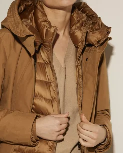 Outlet Korte Jas Met Capuchon Vrouwen Jassen