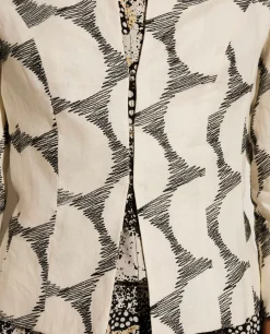 Best Sale Korte Linnen Blazer Vrouwen Blazers