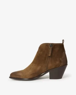Outlet Korte Suede Laarzen Vrouwen Schoenen