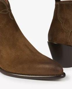 Outlet Korte Suede Laarzen Vrouwen Schoenen