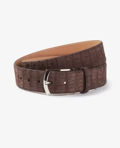 Clearance Krokodillen Suede Riem Mannen Riemen