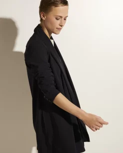 Shop Lange Blouse Van Cool Wool Vrouwen Blouses