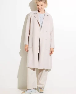 Outlet Lange Double Face Cashmere Mantel Vrouwen Jassen