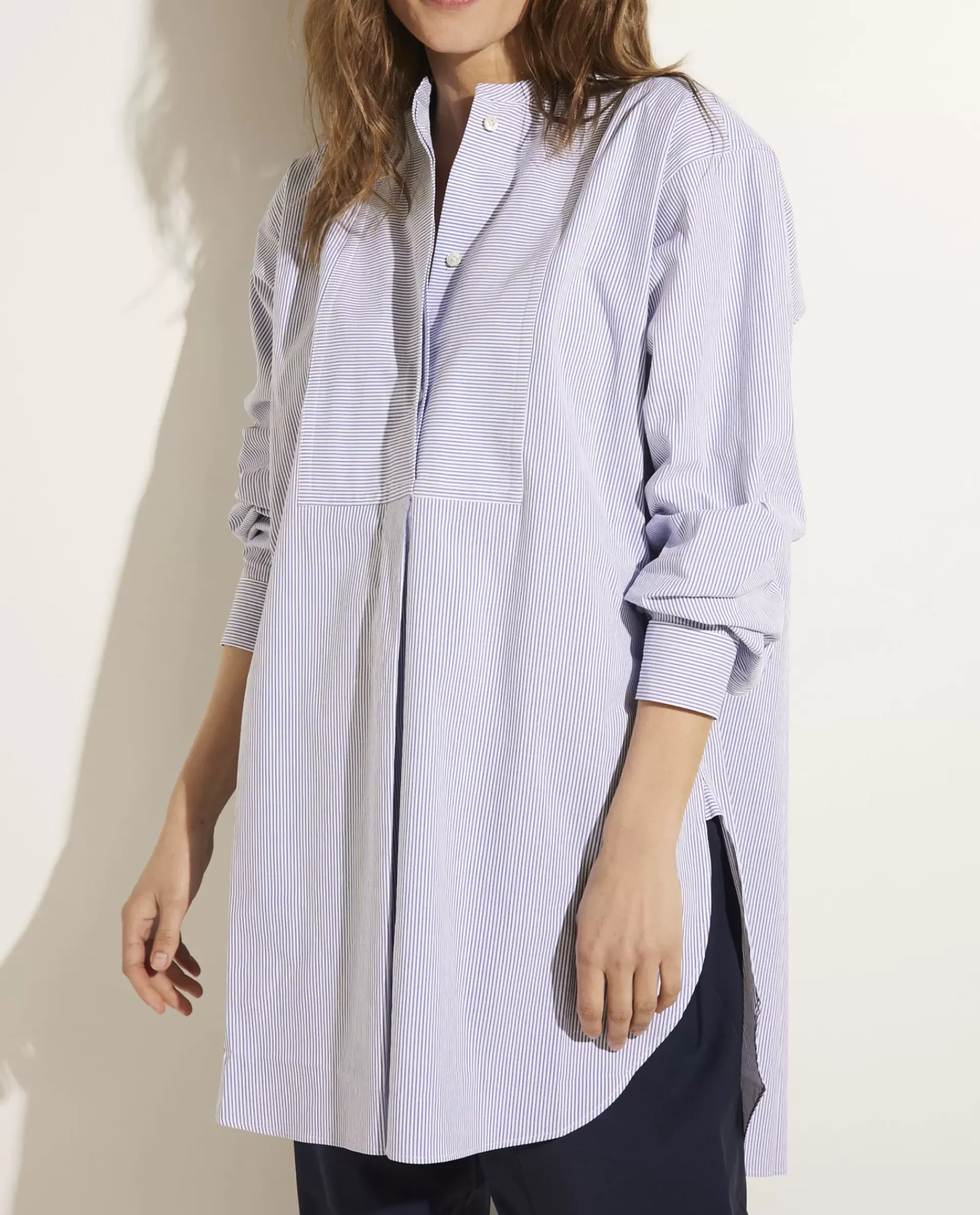Sale Lange Katoenen Blouse Vrouwen Blouses