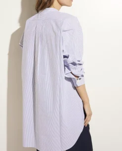 Sale Lange Katoenen Blouse Vrouwen Blouses