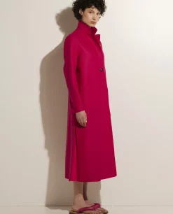 Fashion Lange Lichte Wollen Jas Vrouwen Jassen