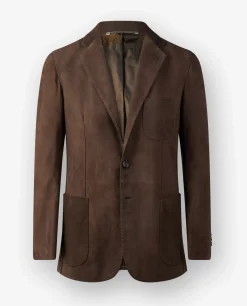 Discount Leren Blazer Mannen Jasjes