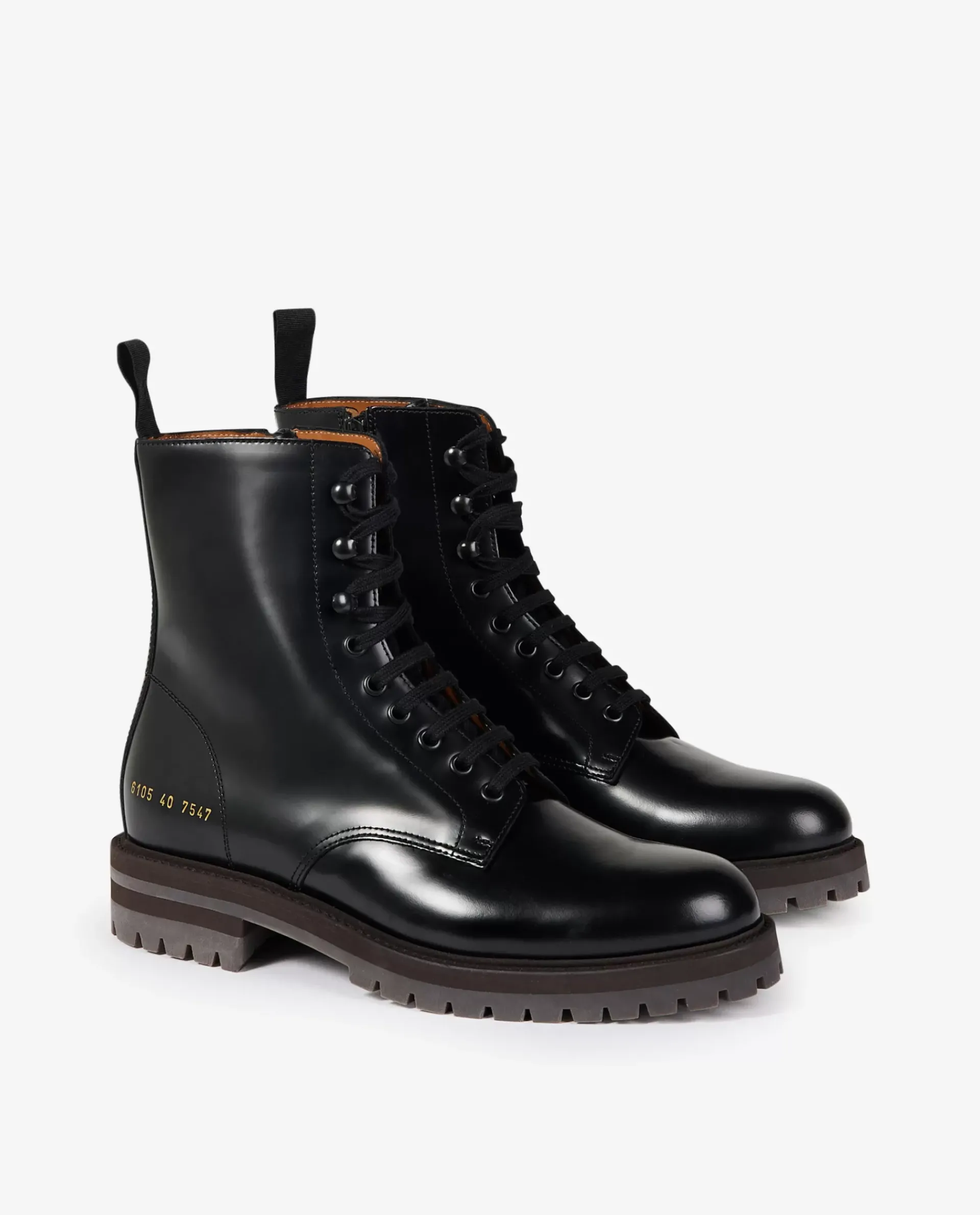 Outlet Leren Combat Laarzen Vrouwen Schoenen