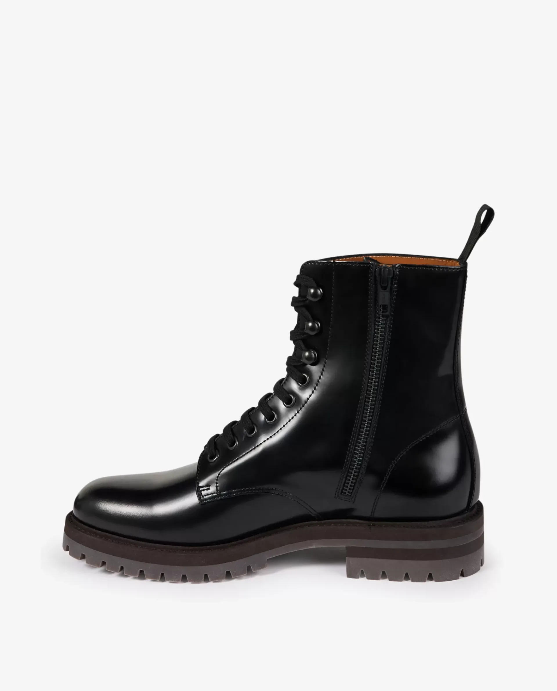 Outlet Leren Combat Laarzen Vrouwen Schoenen