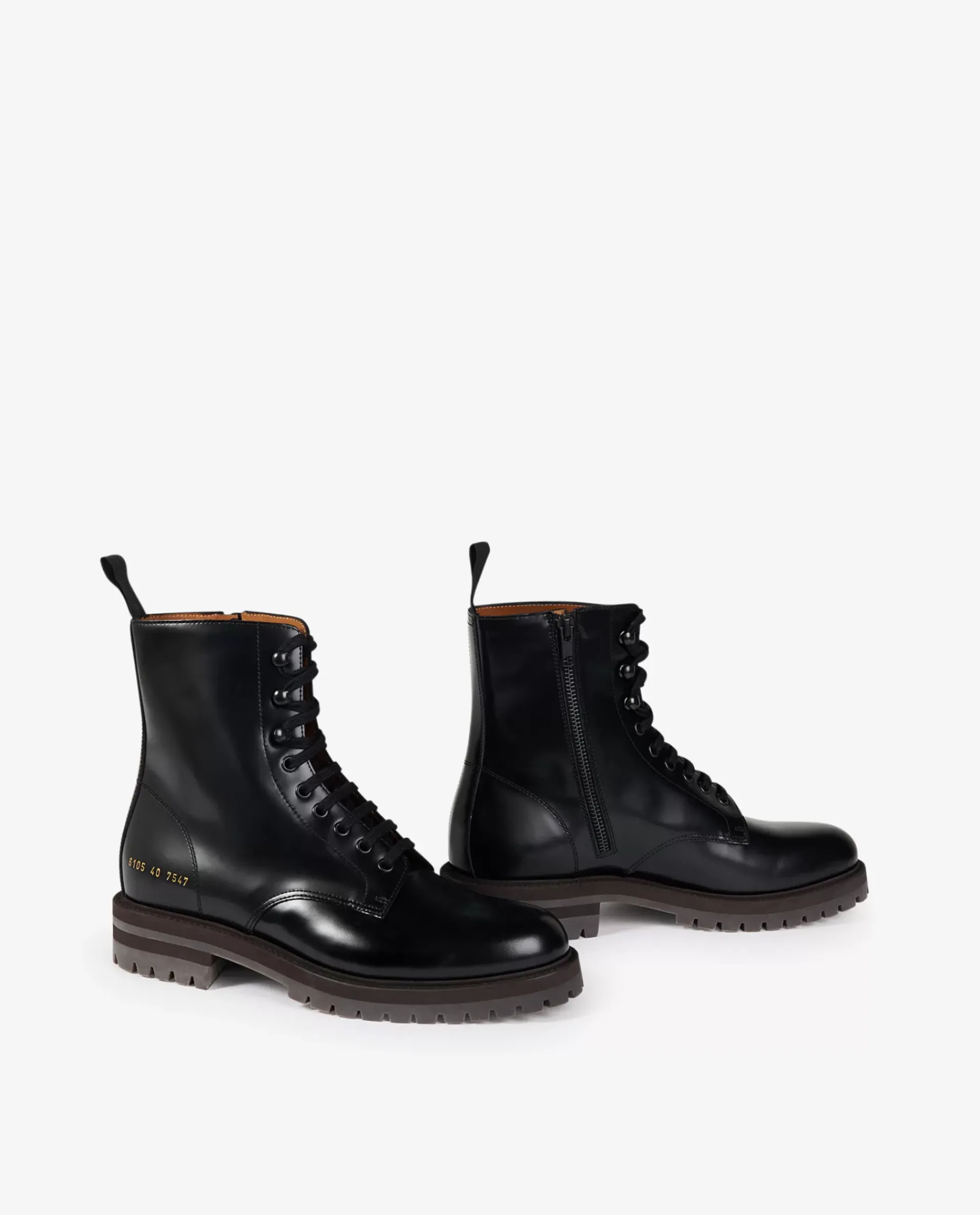 Outlet Leren Combat Laarzen Vrouwen Schoenen