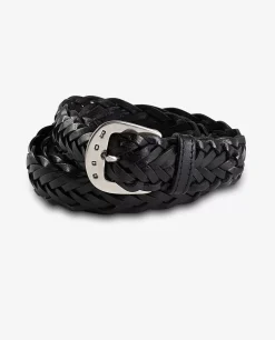 Shop Leren Gevlochten Riem Mannen Riemen