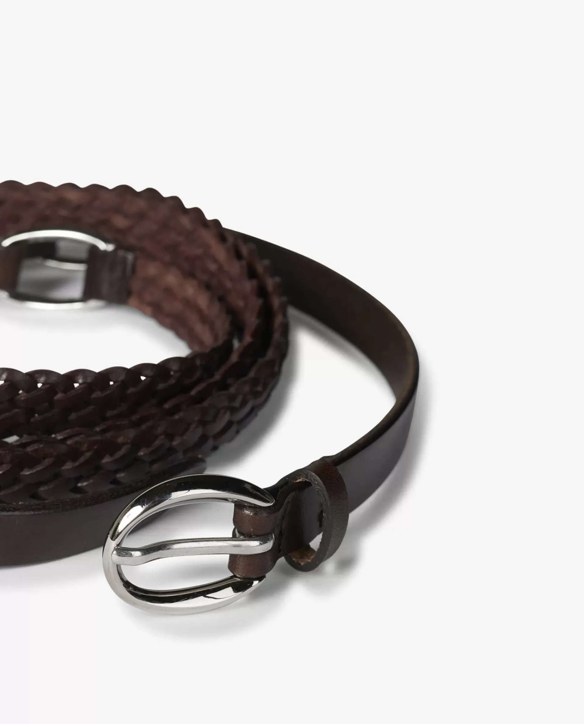 Sale Leren Gevlochten Riem Vrouwen Accessoires