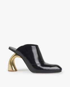 Outlet Leren Muiltjes Vrouwen Schoenen