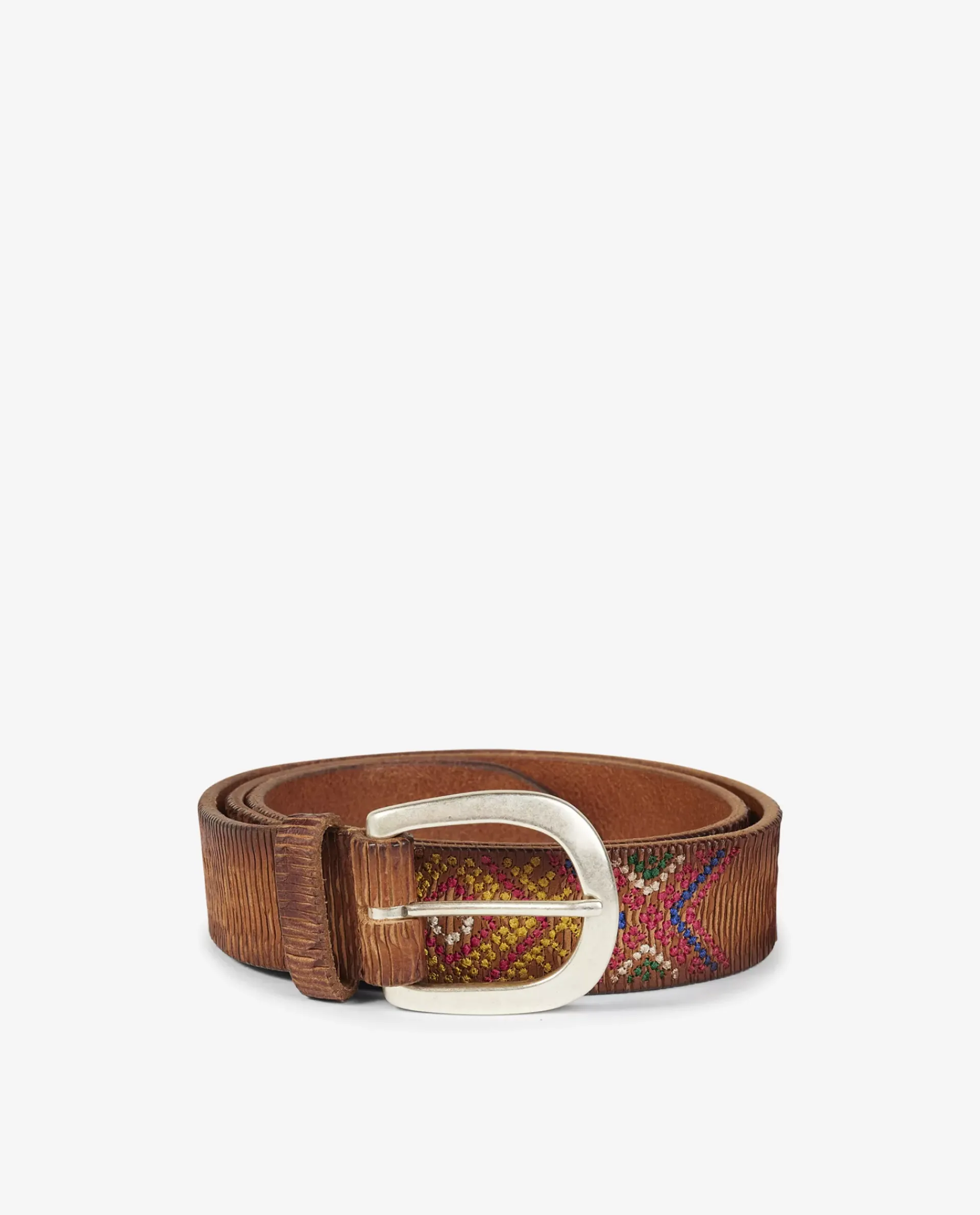 New Leren Riem Met Borduursels Vrouwen Accessoires
