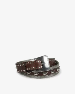 Clearance Leren Riem Met Studs Vrouwen Accessoires
