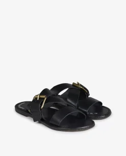 Cheap Leren Sandalen Vrouwen Schoenen