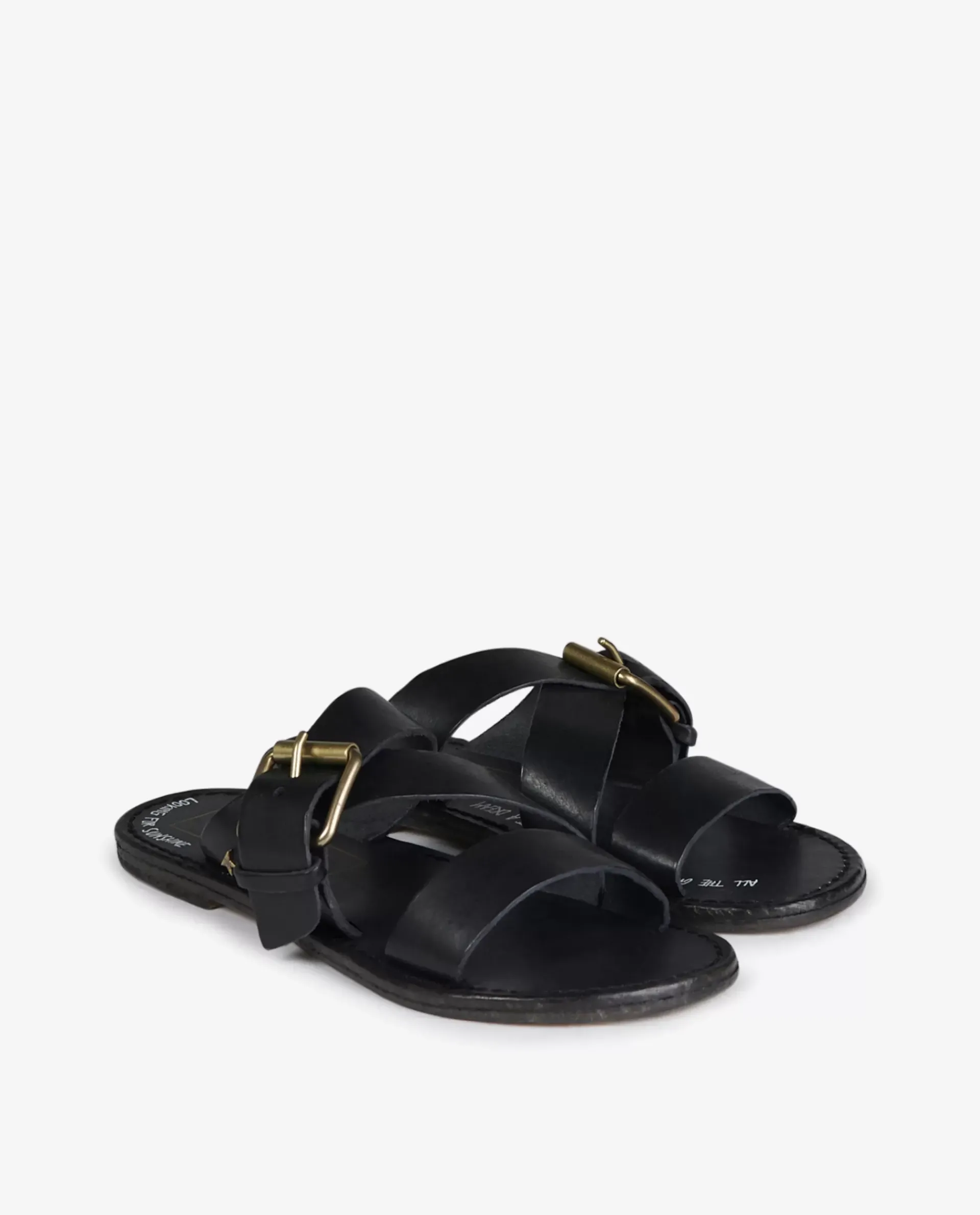 Cheap Leren Sandalen Vrouwen Schoenen