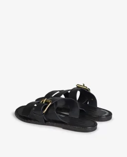 Cheap Leren Sandalen Vrouwen Schoenen