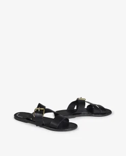 Cheap Leren Sandalen Vrouwen Schoenen