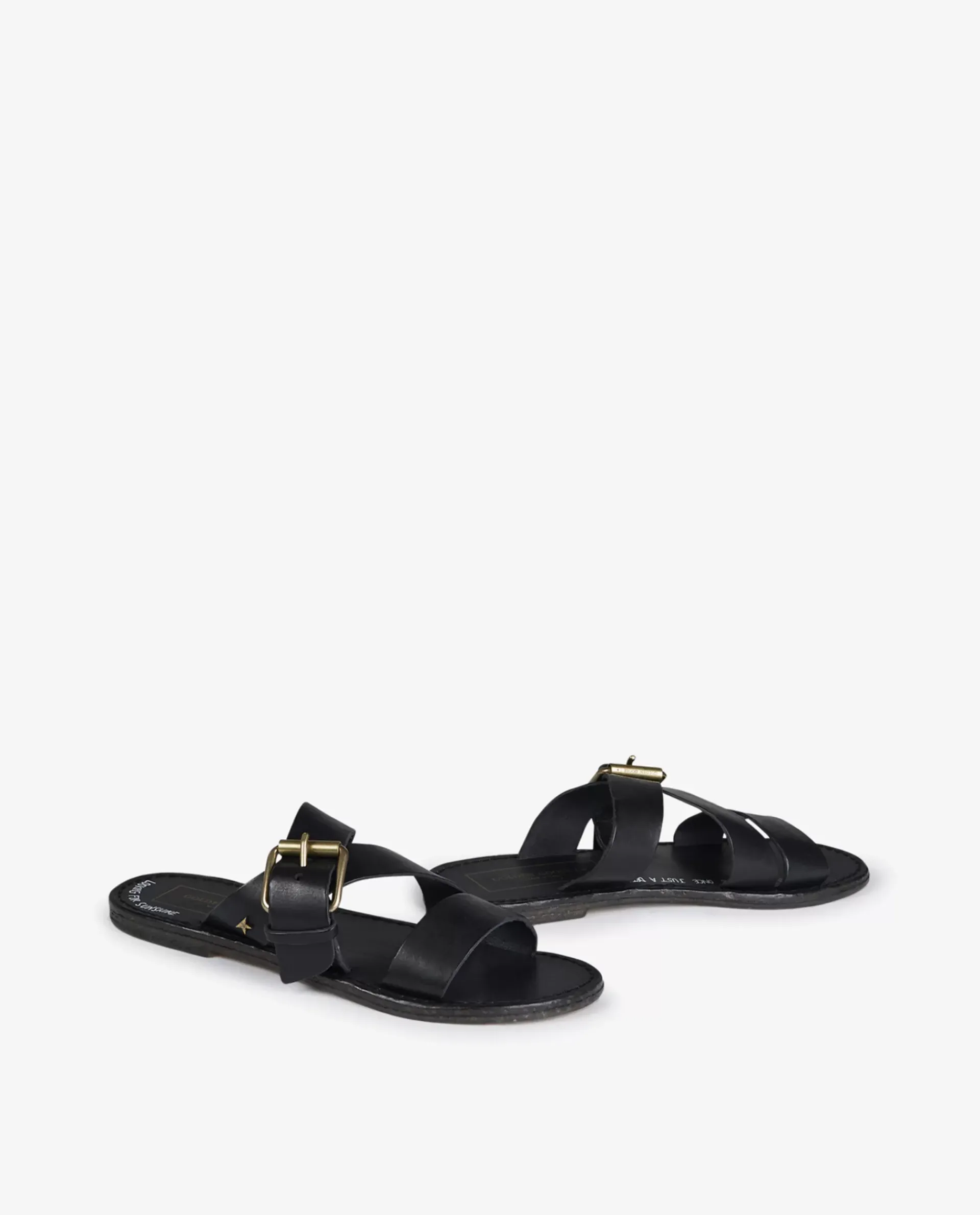 Cheap Leren Sandalen Vrouwen Schoenen