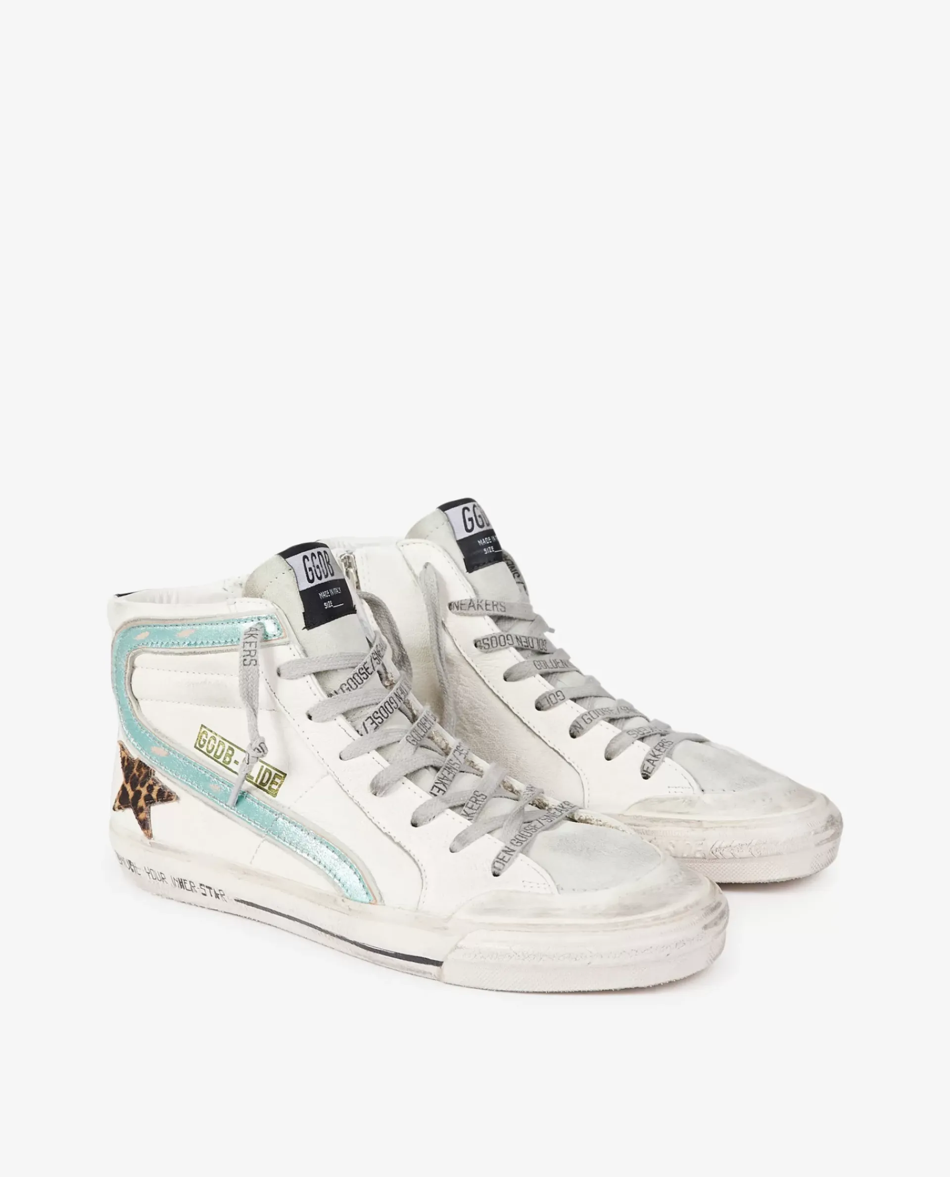 Clearance Leren Slide Sneakers Vrouwen Schoenen