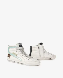 Clearance Leren Slide Sneakers Vrouwen Schoenen