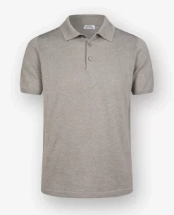 Outlet Linnen Katoenen Polo Mannen Knitwear