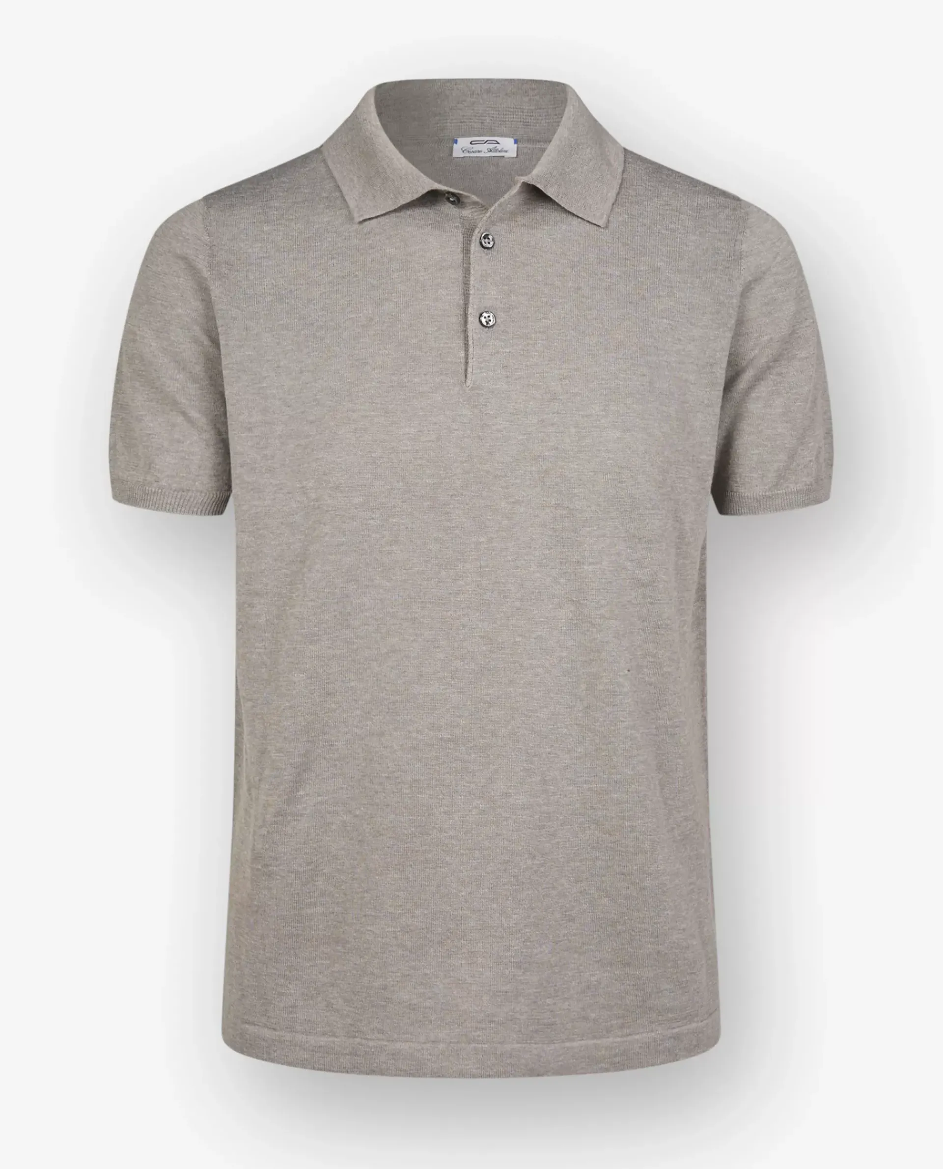 Outlet Linnen Katoenen Polo Mannen Knitwear