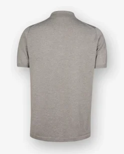 Outlet Linnen Katoenen Polo Mannen Knitwear