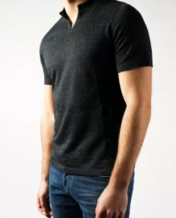 Online Linnen Zijde T-Shirt Mannen T-Shirts