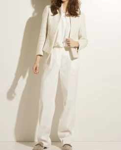Clearance Linnen-Katoenen Pantalon Vrouwen Broeken