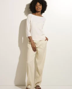 Cheap Linnen-Katoenen Pantalon Vrouwen Broeken