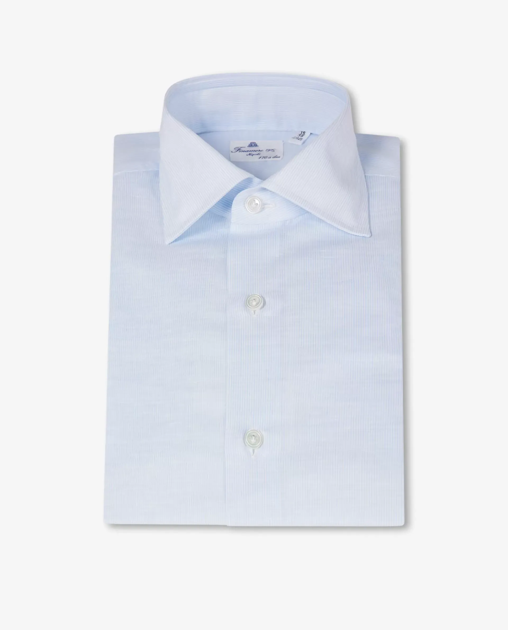 Outlet Linnen-Mix Shirt Mannen Shirts