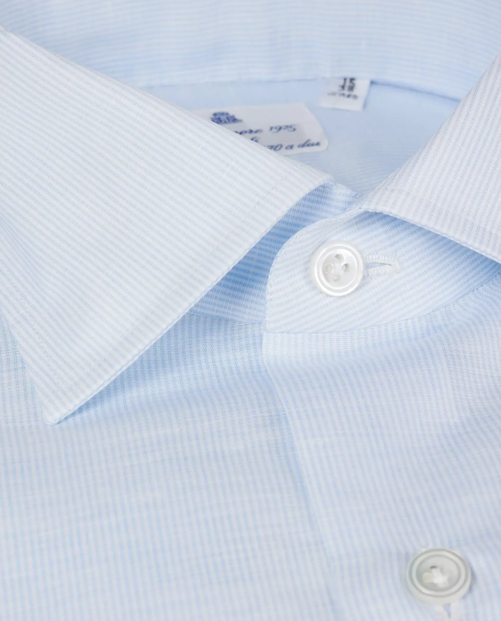 Outlet Linnen-Mix Shirt Mannen Shirts