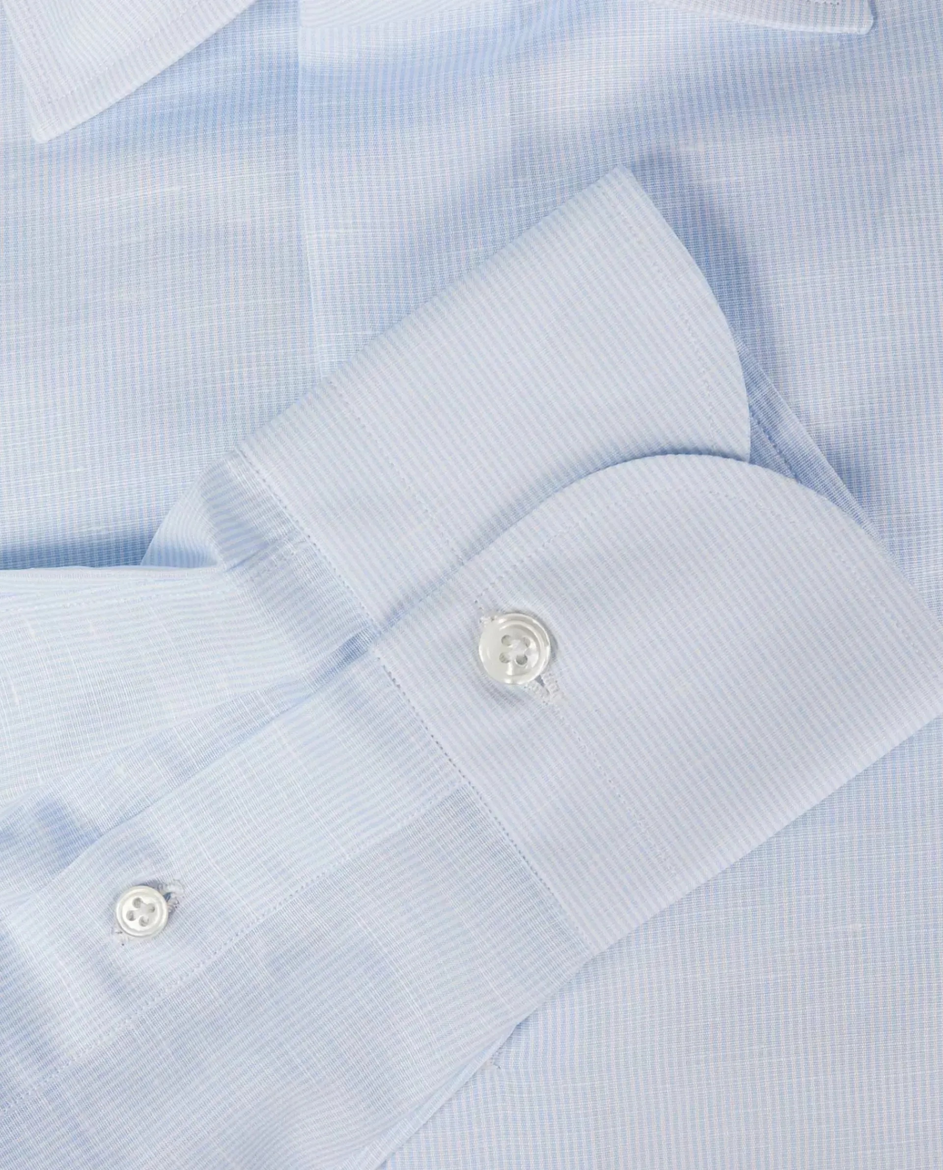 Outlet Linnen-Mix Shirt Mannen Shirts