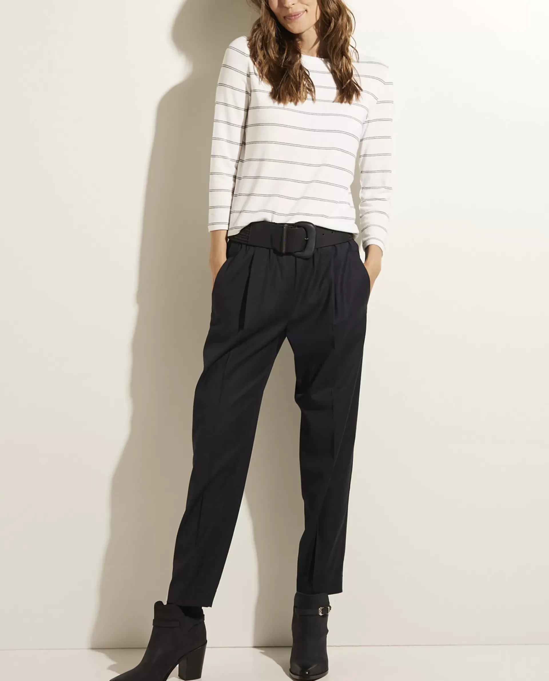 Cheap Longsleeve Met Streep Vrouwen Tops