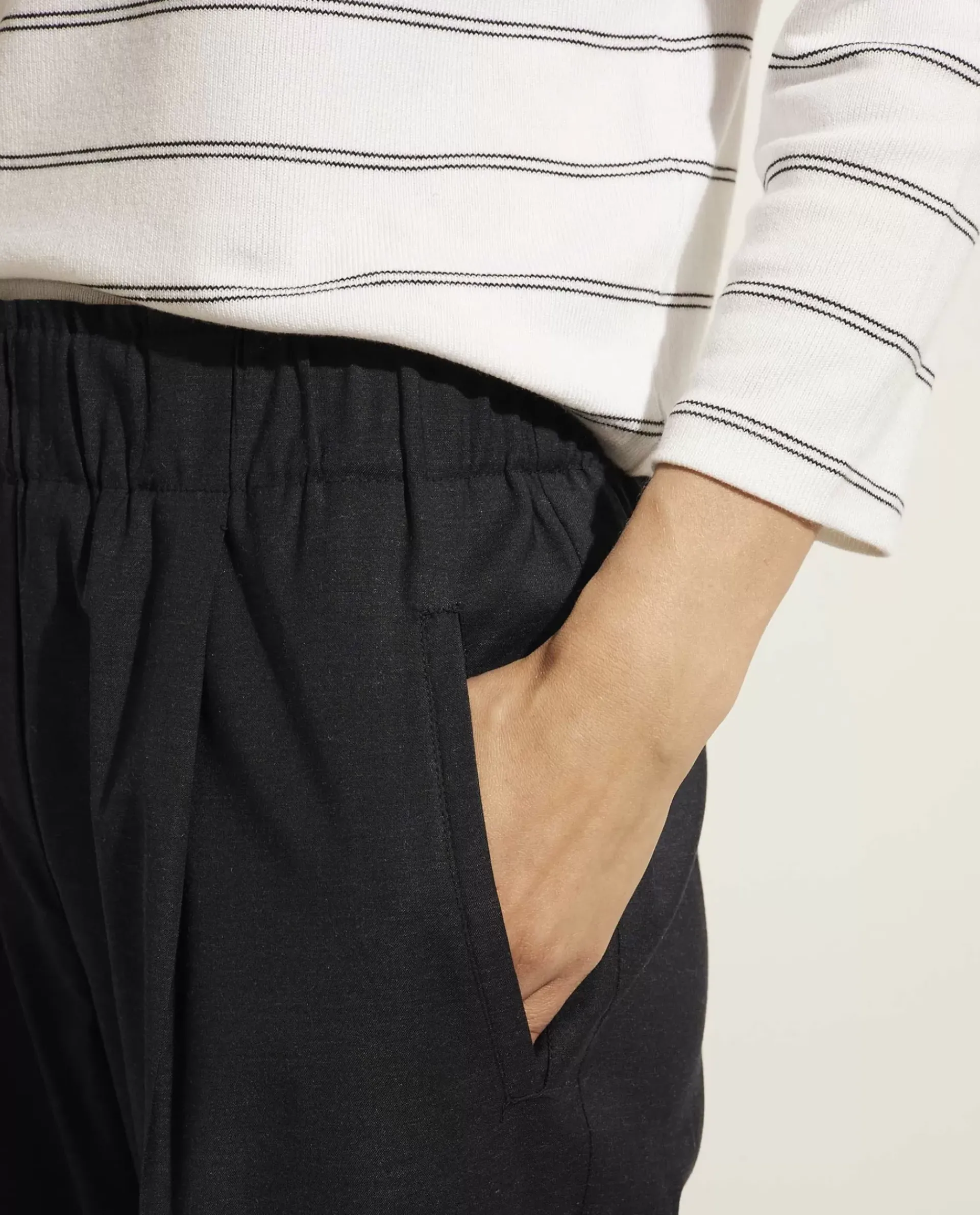 Cheap Longsleeve Met Streep Vrouwen Tops