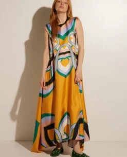 Discount Maxi Jurk Met Print Vrouwen Jurken