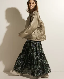 Discount Midi Rok Met Print Vrouwen Rokken