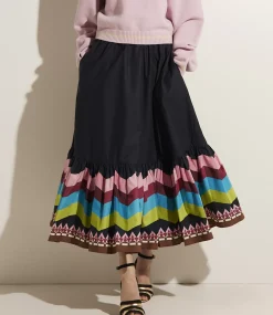 Best Midi Rok Met Print Vrouwen Rokken