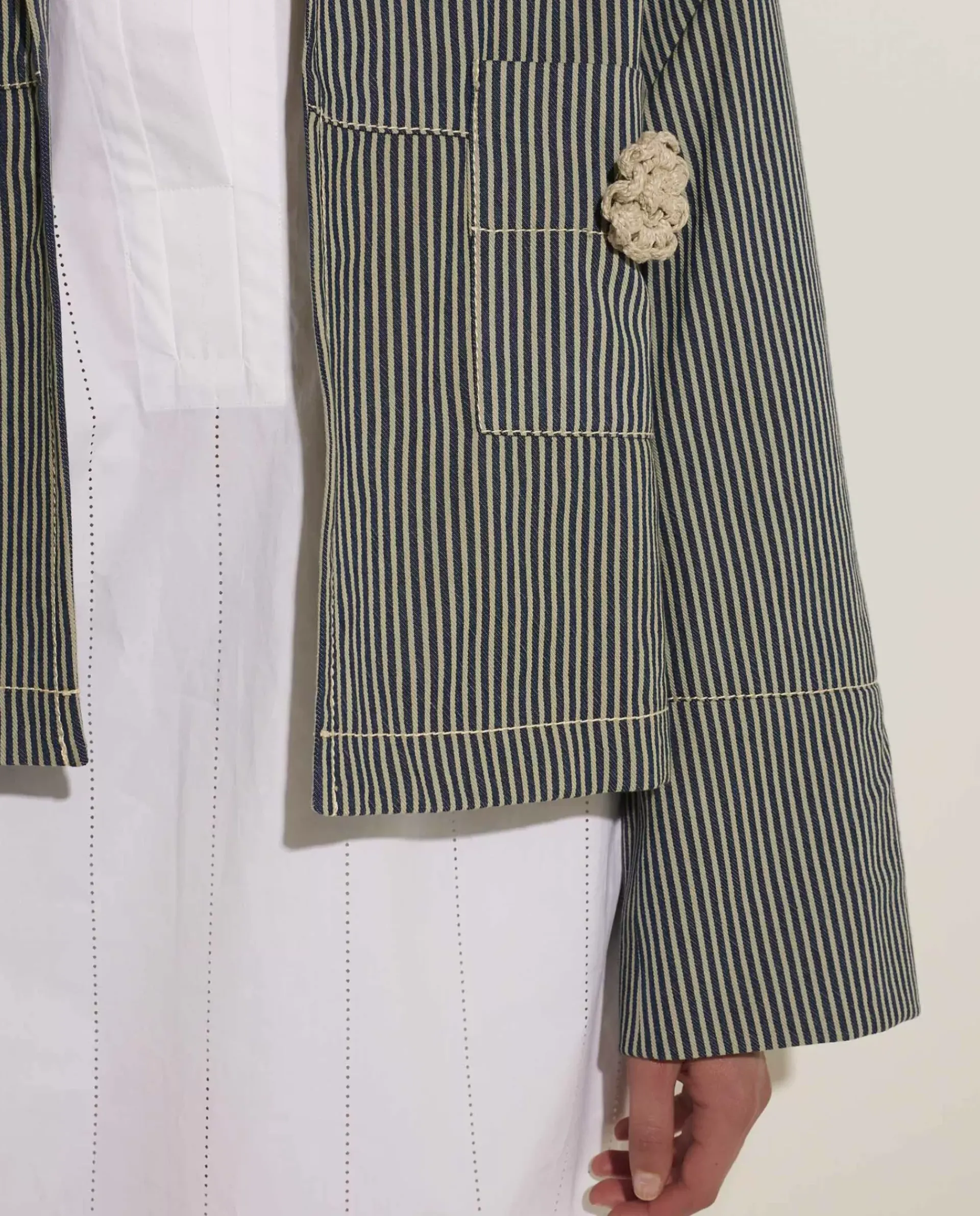 Clearance Oversized Katoenen Jasje Vrouwen Jassen