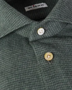 Sale Pied-De-Poule Shirt Mannen Shirts