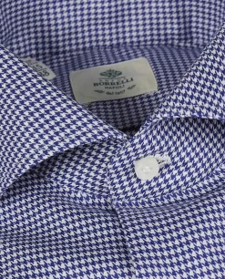 Store Pied-De-Poule Shirt Mannen Shirts