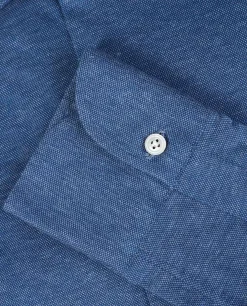 Outlet Piquet Shirt Mannen Shirts