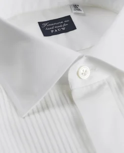 Online Plisse Smoking Shirt Mannen Shirts